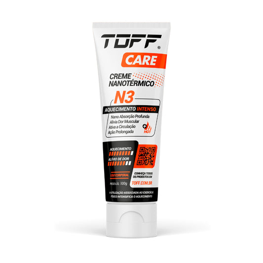 TOFF N3 100g Creme Nanotérmico Aquecimento Muscular Intenso