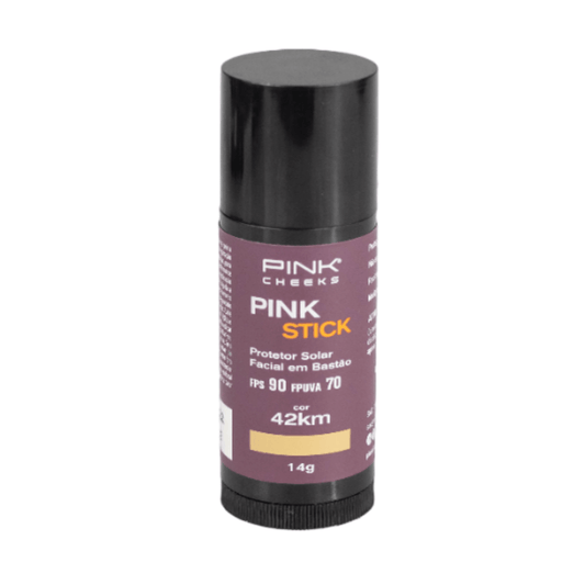 Pink Stick FPS 90 Protetor Solar Com Cor 42Km 14g Pink Cheeks