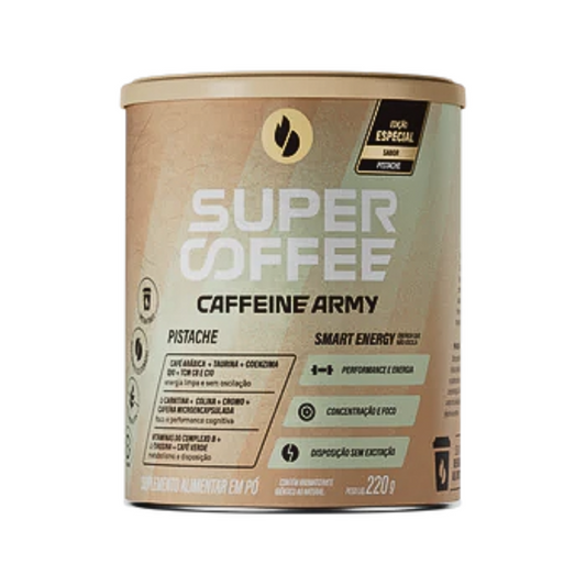 SuperCoffee Café Energético Foco Caffeine Army Pistache 220g