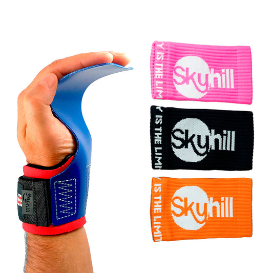 Kit Hand Grip Legacy Skyhill USA e Munhequeira Suor Canelada