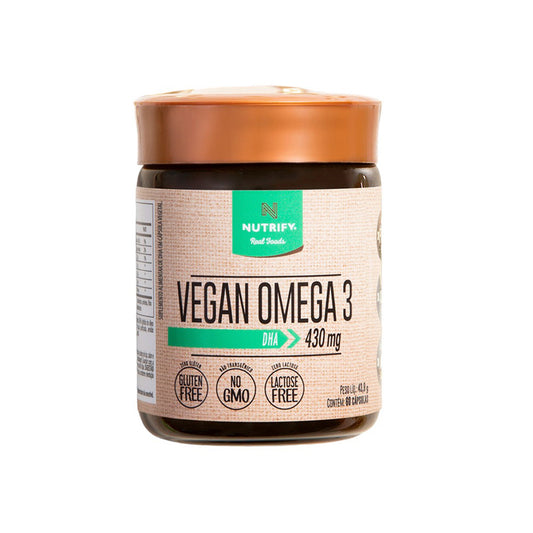 Ômega 3 Vegano Nutrify DHA 60 Cápsulas