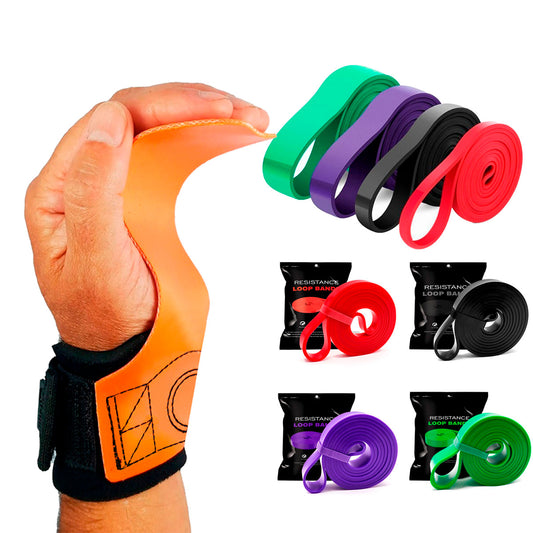 Kit Hand Grip Competition Skyhill e Super Bands Elásticos 4