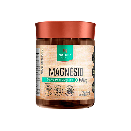 Magnésio Nutrify Bisglicinato de Magnésio 60 Cápsulas