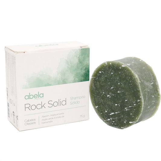 Shampoo Rock Solid Cabelos Oleosos Abela Cosmetics 75g