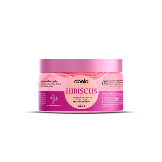 Máscara Hidratante Bifásica Hibiscus Abela Cosmetics 300g