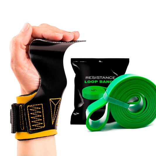 Kit Hand Grip Legacy Skyhill Colors e Super Band Verde