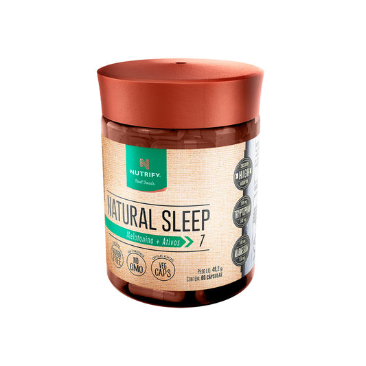 Natural Sleep Melatonina Nutrify 60 Cápsulas