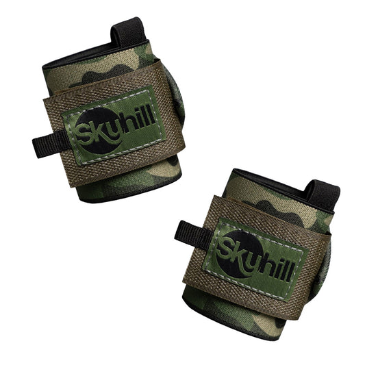 Kit Munhequeira Elástica Camuflada Skyhill e Corda Speed Pro