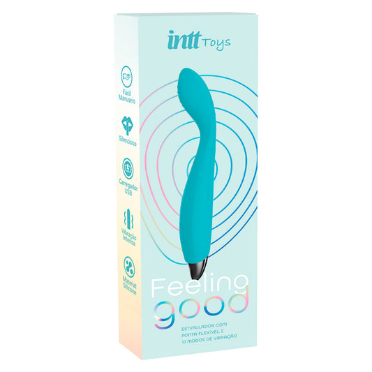 Vibrador Estimulador Feeling Good Azul Tiffany Todo o Corpo