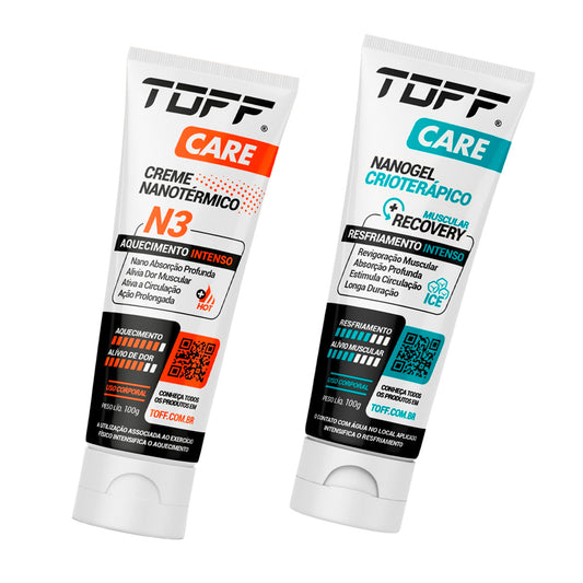 Kit TOFF CARE Creme Nanotérmino N3 e Nanogel Crioterápico