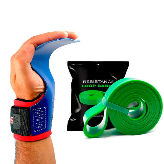 Kit Hand Grip Legacy Skyhill USA e Super Band Verde até 75kg