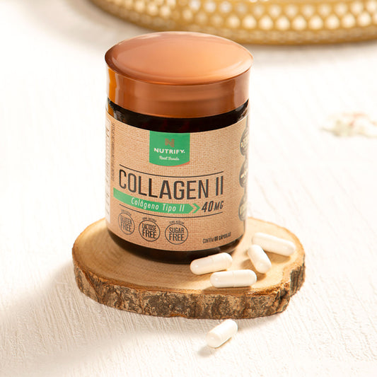 Collagen II Nutrify Colágeno Tipo 2 40mg 60 Cápsulas