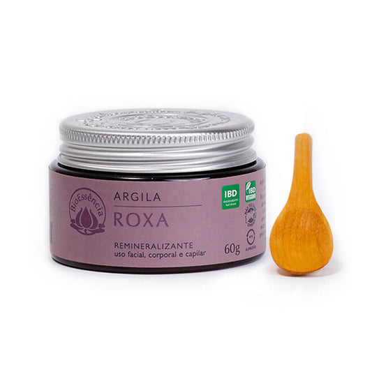 Máscara Facial de Argila BioEssência Roxa