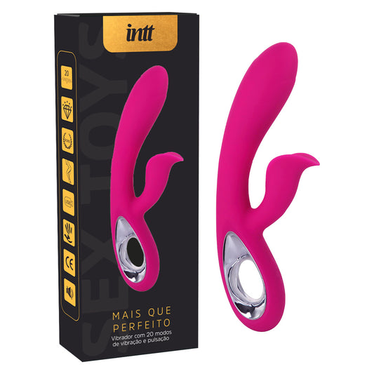 Vibrador Estimulador Mais que Perfeito 20 Vibrações Pink