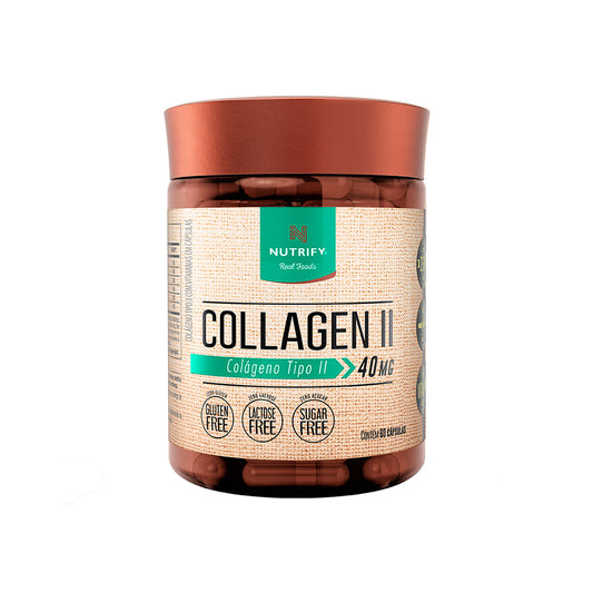 Collagen II Nutrify Colágeno Tipo 2 40mg 60 Cápsulas