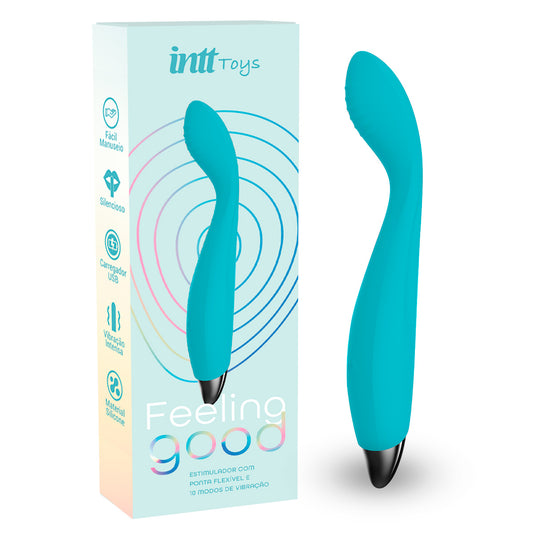 Vibrador Estimulador Feeling Good Azul Tiffany Todo o Corpo