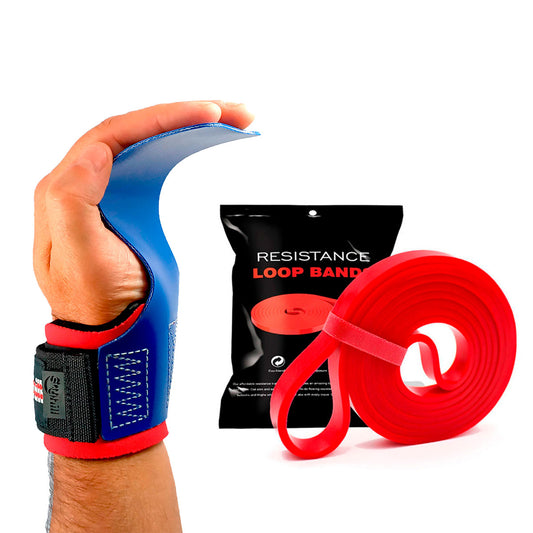 Kit Hand Grip Legacy Skyhill USA e Super Band Vermelho 20kg