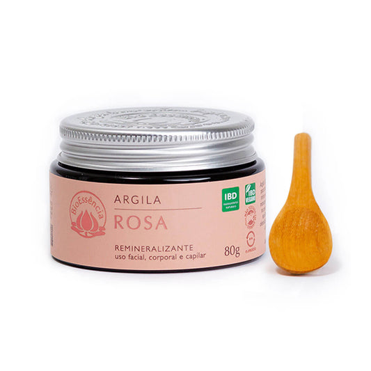 Máscara Facial de Argila BioEssência Rosa