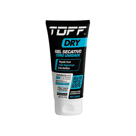 TOFF DRY GEL 60g Gel Secativo Repele Suor e Evita Bolhas