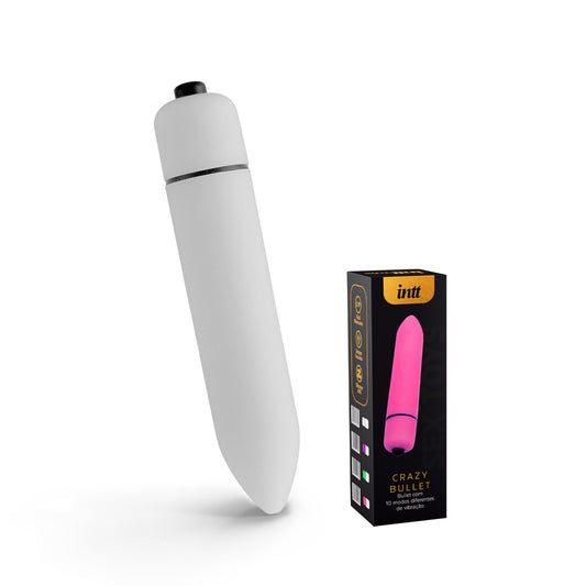 Vibrador Crazy Bullet Branco