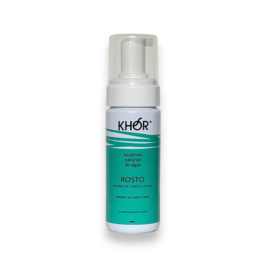 Espuma de Limpeza Facial Regeneradora Clareadora KHOR 150 ml