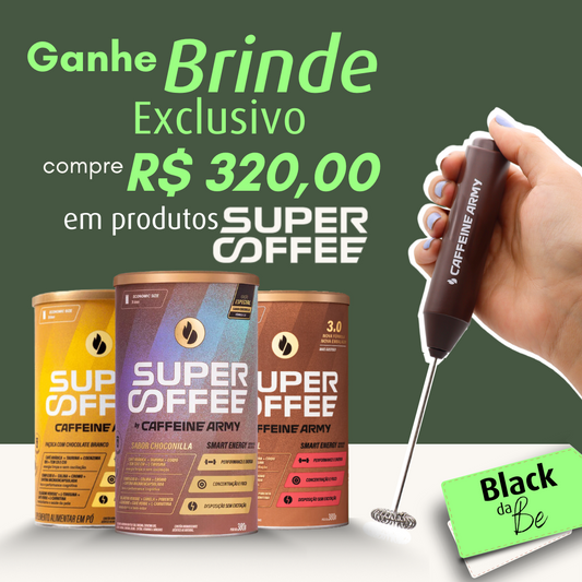 SuperCoffee 3.0 Pré Treino Foco e Energia Caffeine Army 380g