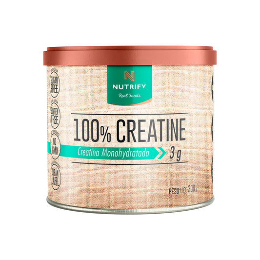 100% Creatine Nutrify Creatina Monohidratada 300g