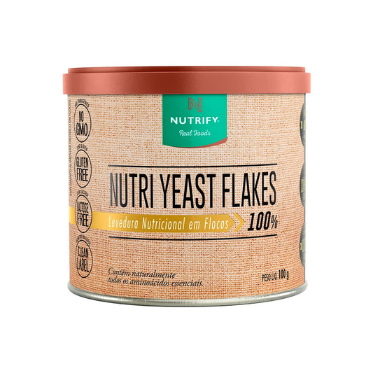 Nutri Yeast Flakes Nutrify Levedura Nutricional em Flocos 100g