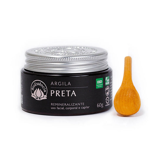 Máscara Facial de Argila BioEssência Preta