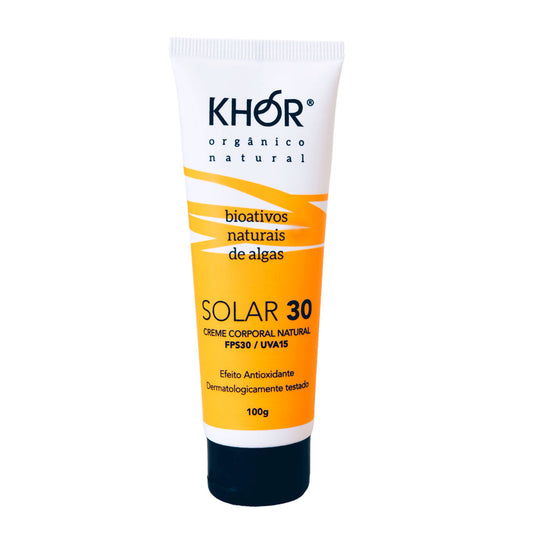 Protetor Solar Natural FPS30 100g Khor