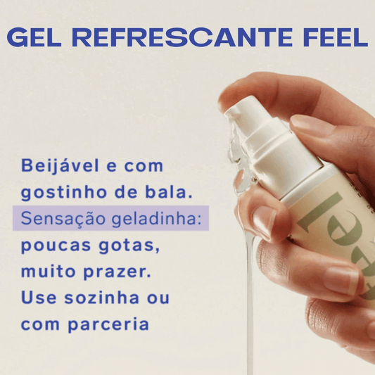 Gel Íntimo Deslizante Refrescante Fem Vegano Natural Feel