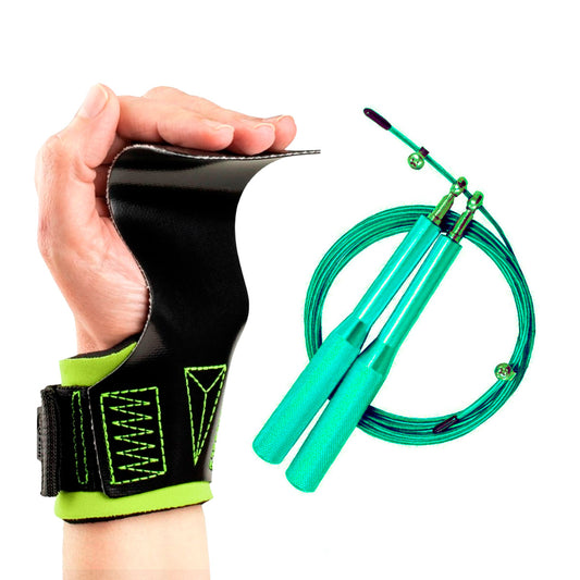 Kit Hand Grip Legacy Skyhill Colors e Corda Speed Aço Verde